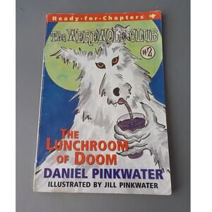 VTG Y2K The Werewolf Club 2 The Lunchroom of Doom by Daniel Pinkwater Book PB